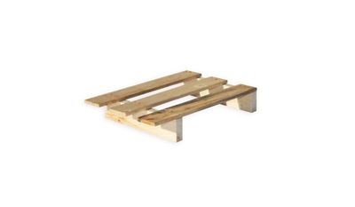 Pallet de madera estándar rectangular